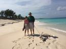 Russ Melodie and Bailey on Great Guana Cay
